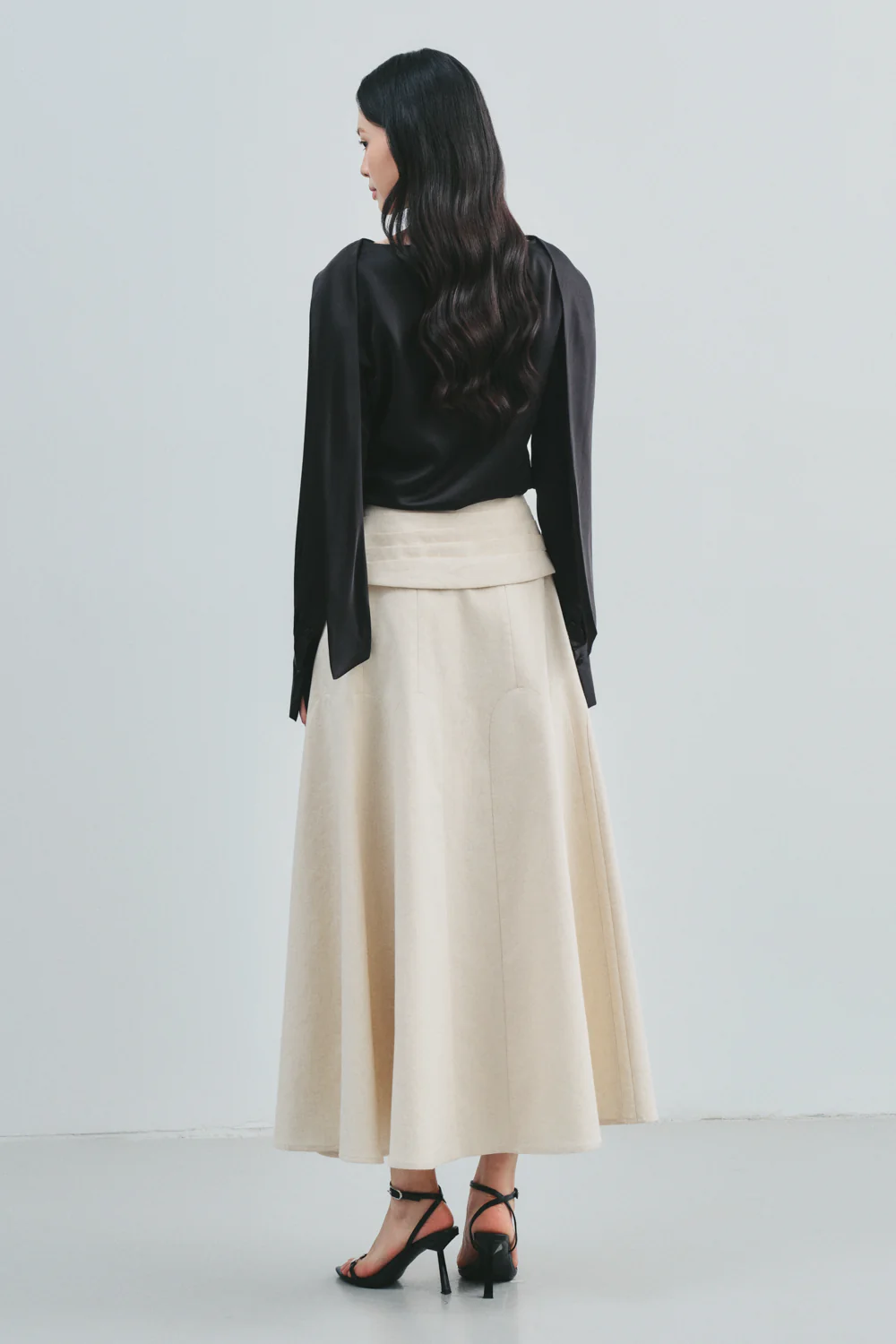 Adina Scarf Neck Draped Top