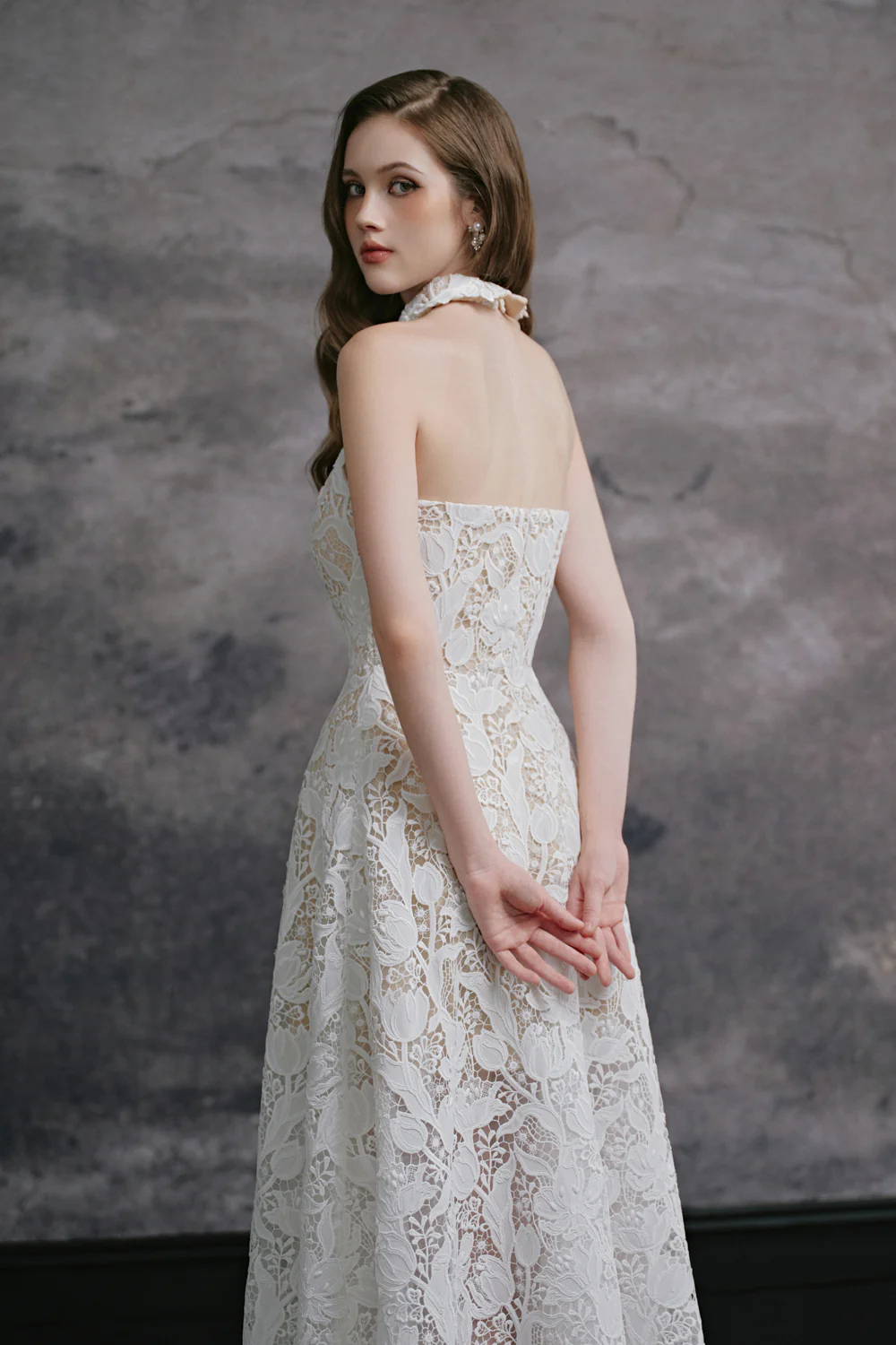 Merri Collared Button Midi Dress