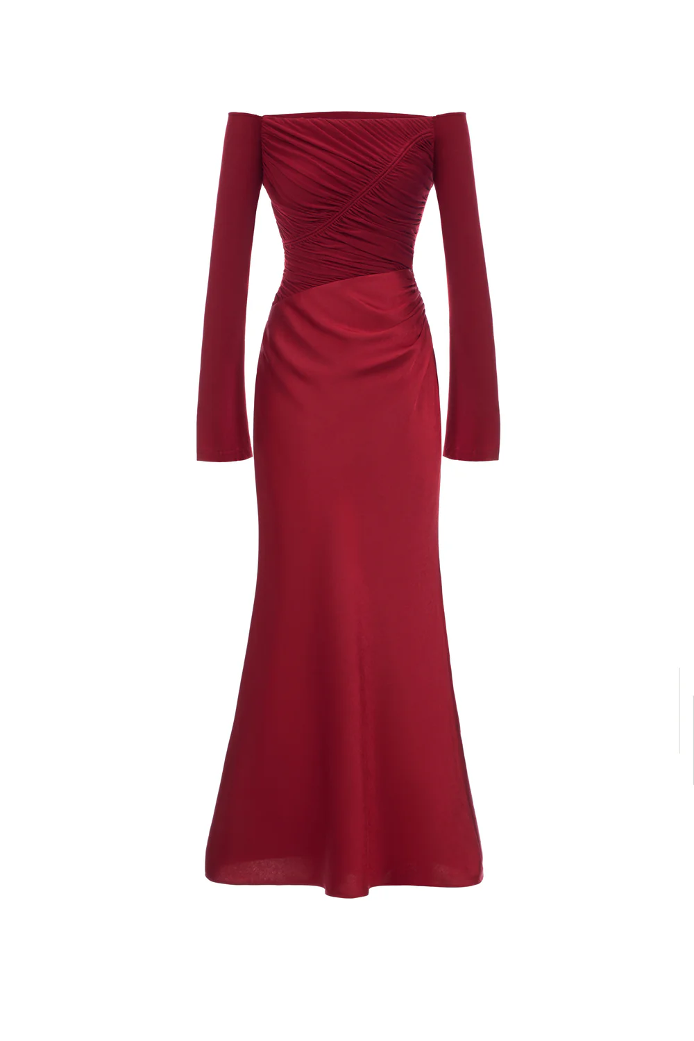 Phoenix Off-Shoulder Draped Maxi Dress