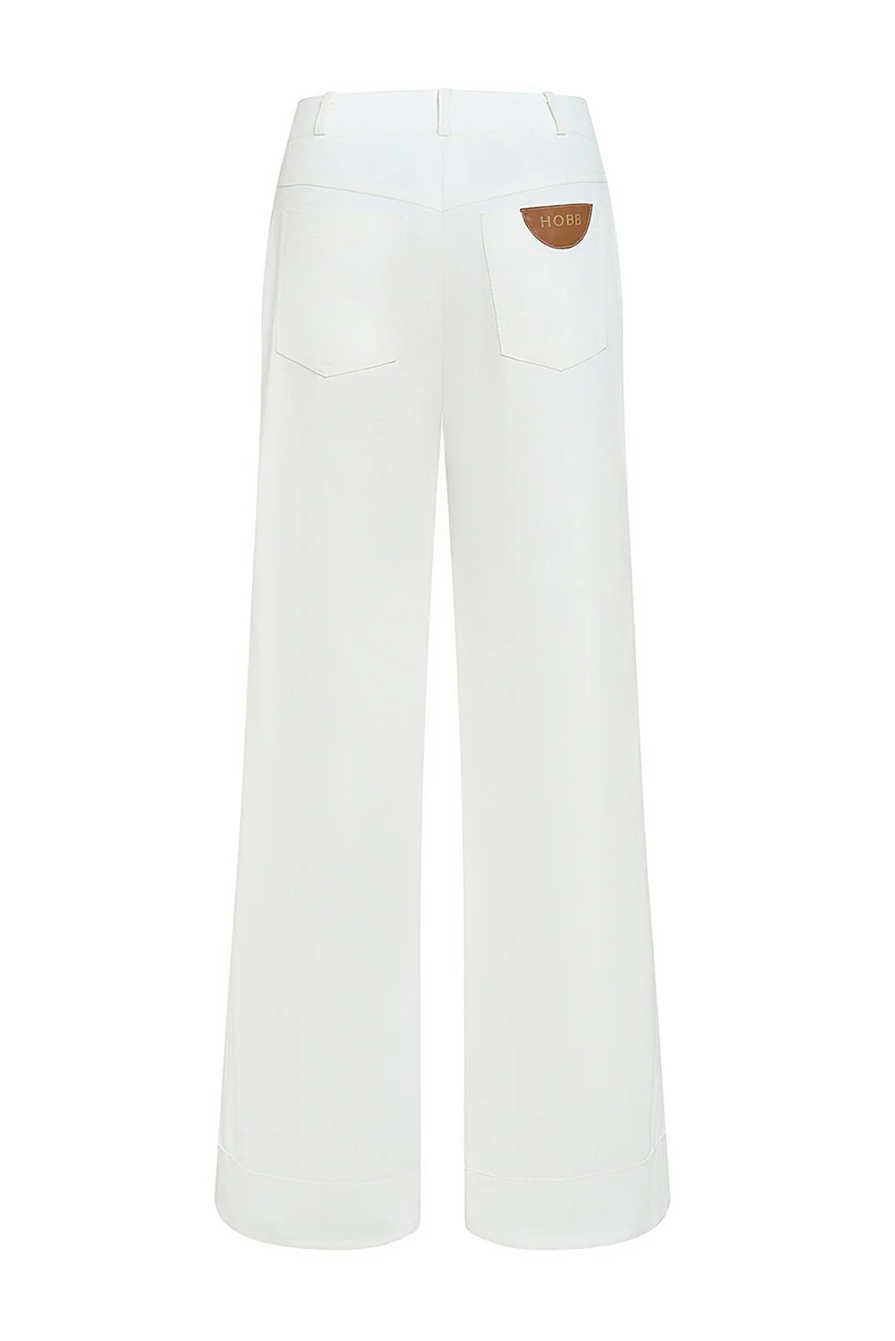 Feliz Straight Flared Denim Floor Length Pants