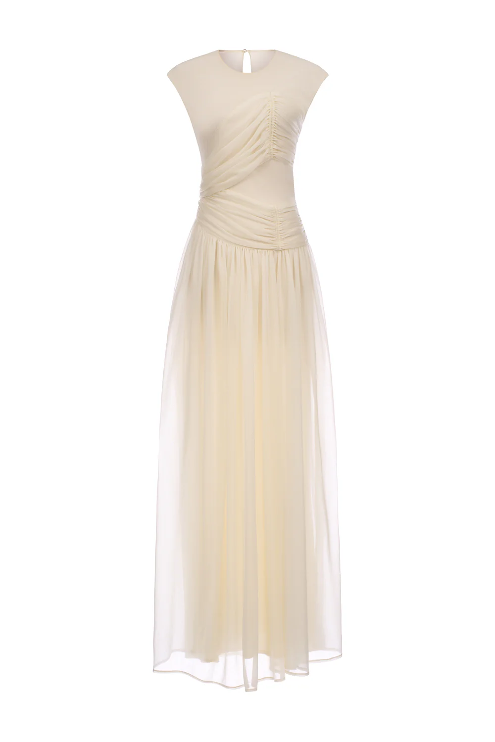 Terra Cap Gathering Maxi Dress