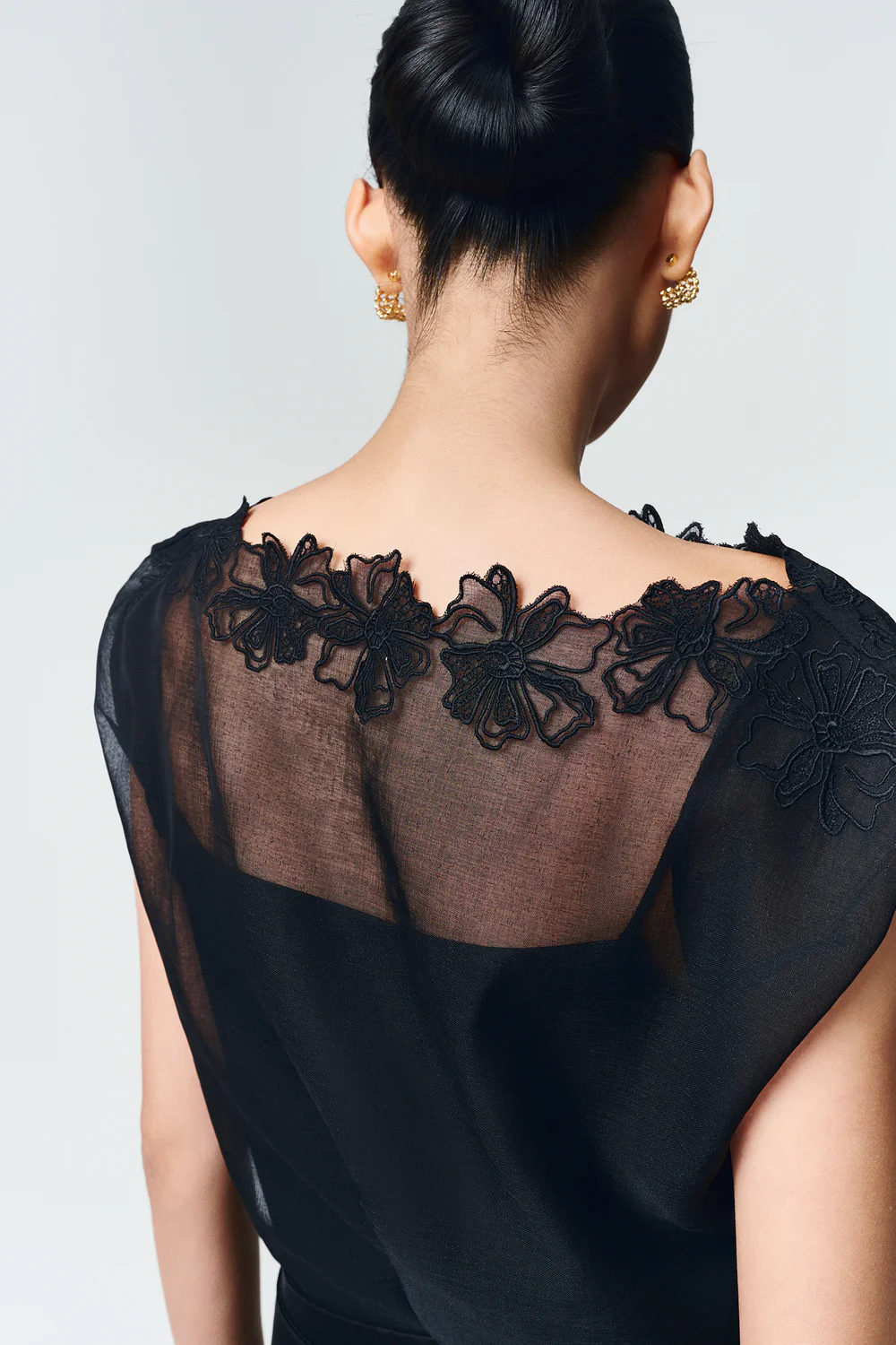 Ivy Boat Applique Midi Dress