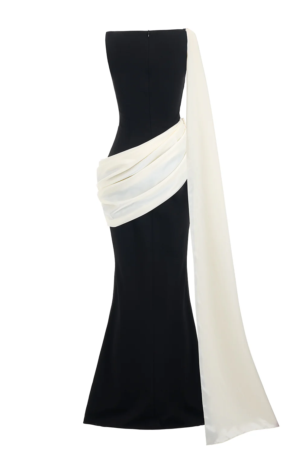 Hera Mermaid V-Neck Cotton Spandex Maxi Dress