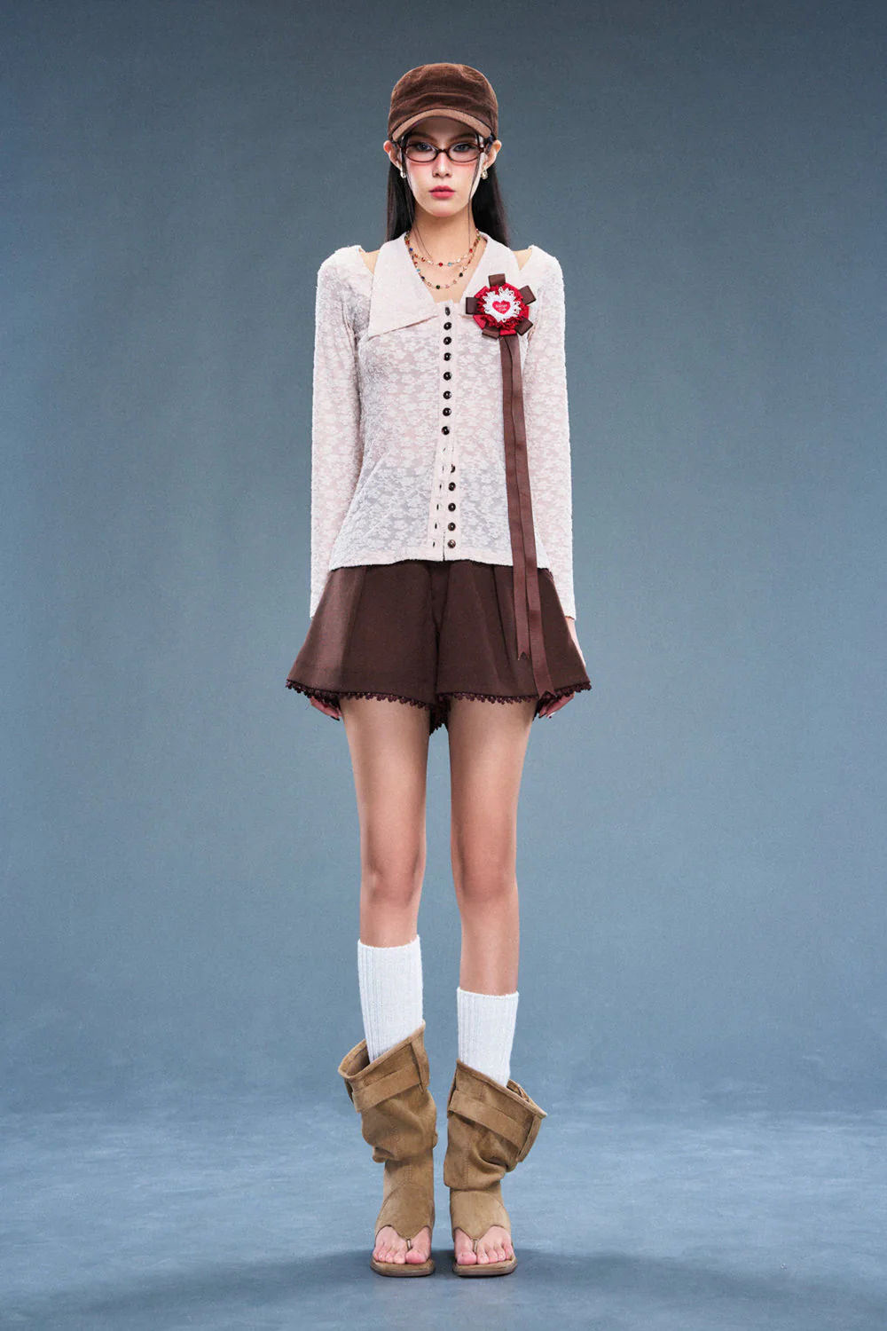 Medal Polyester Brooch