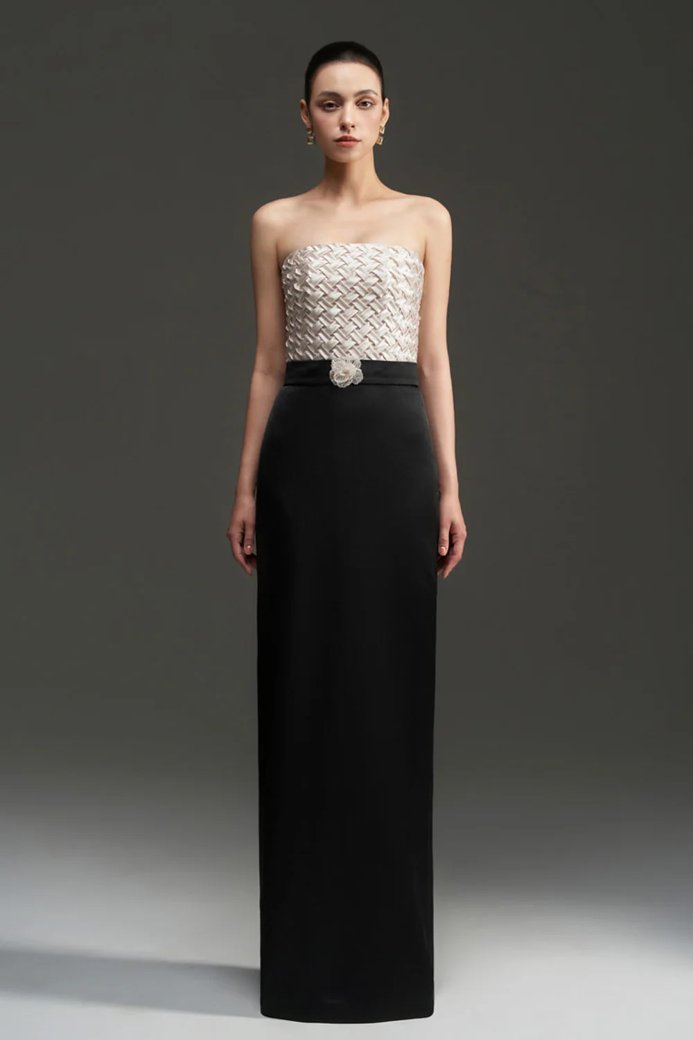 Morgan Scarf Crochet Maxi Dress