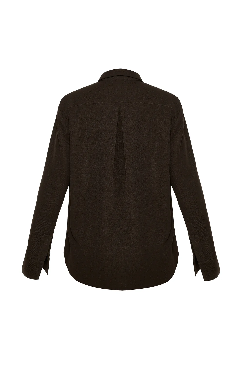 Sylvara Straight Collared Neck Jersey Shirt
