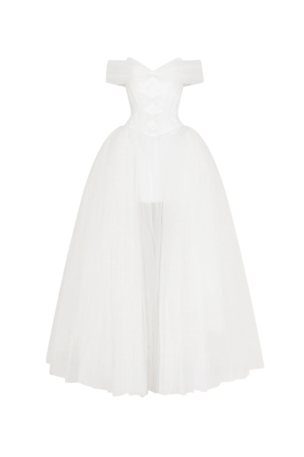 Serenity Sweetheart Draped Maxi Dress