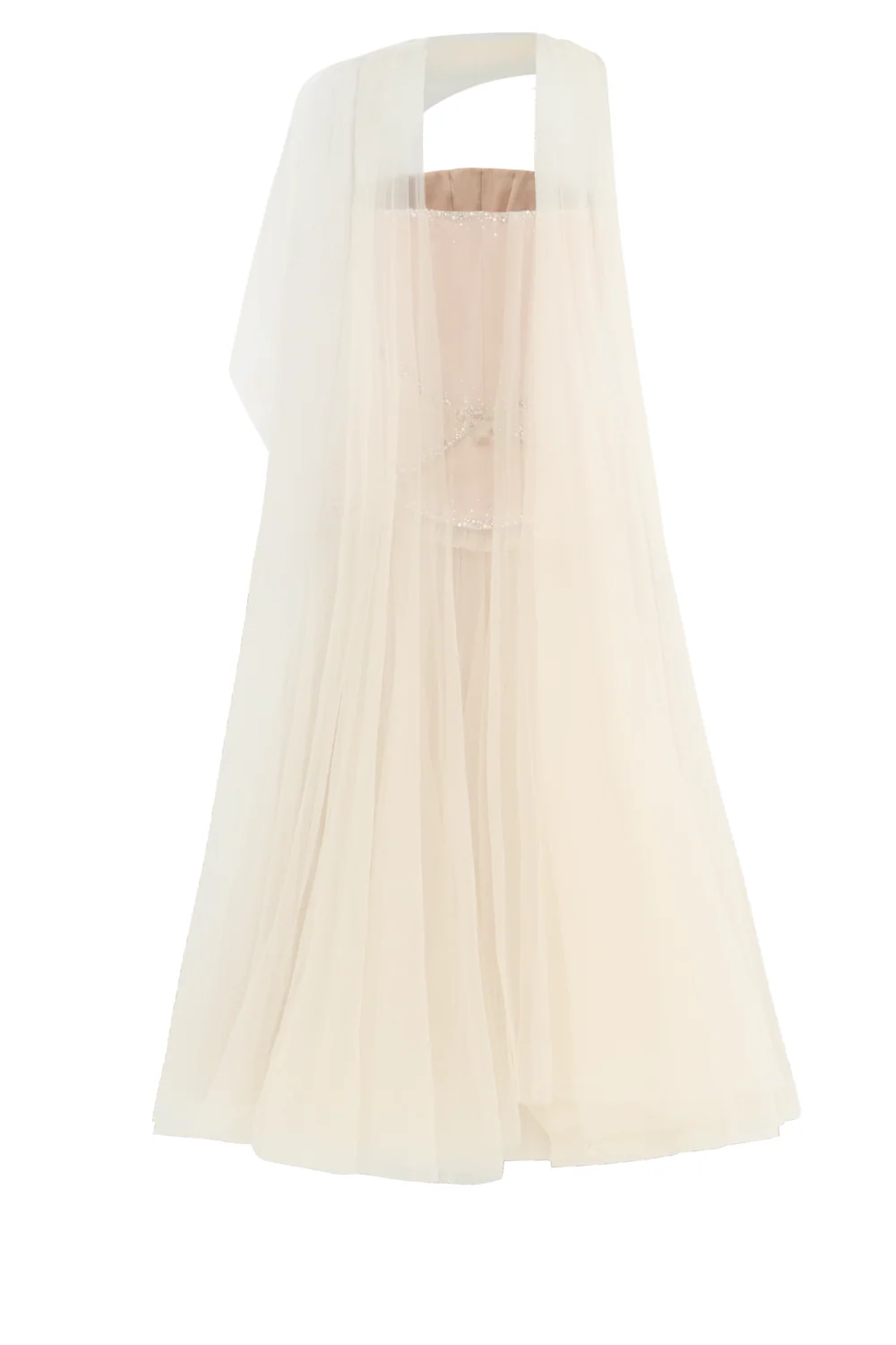 Fayenna Asymmetric Neck Bead Midi Dress