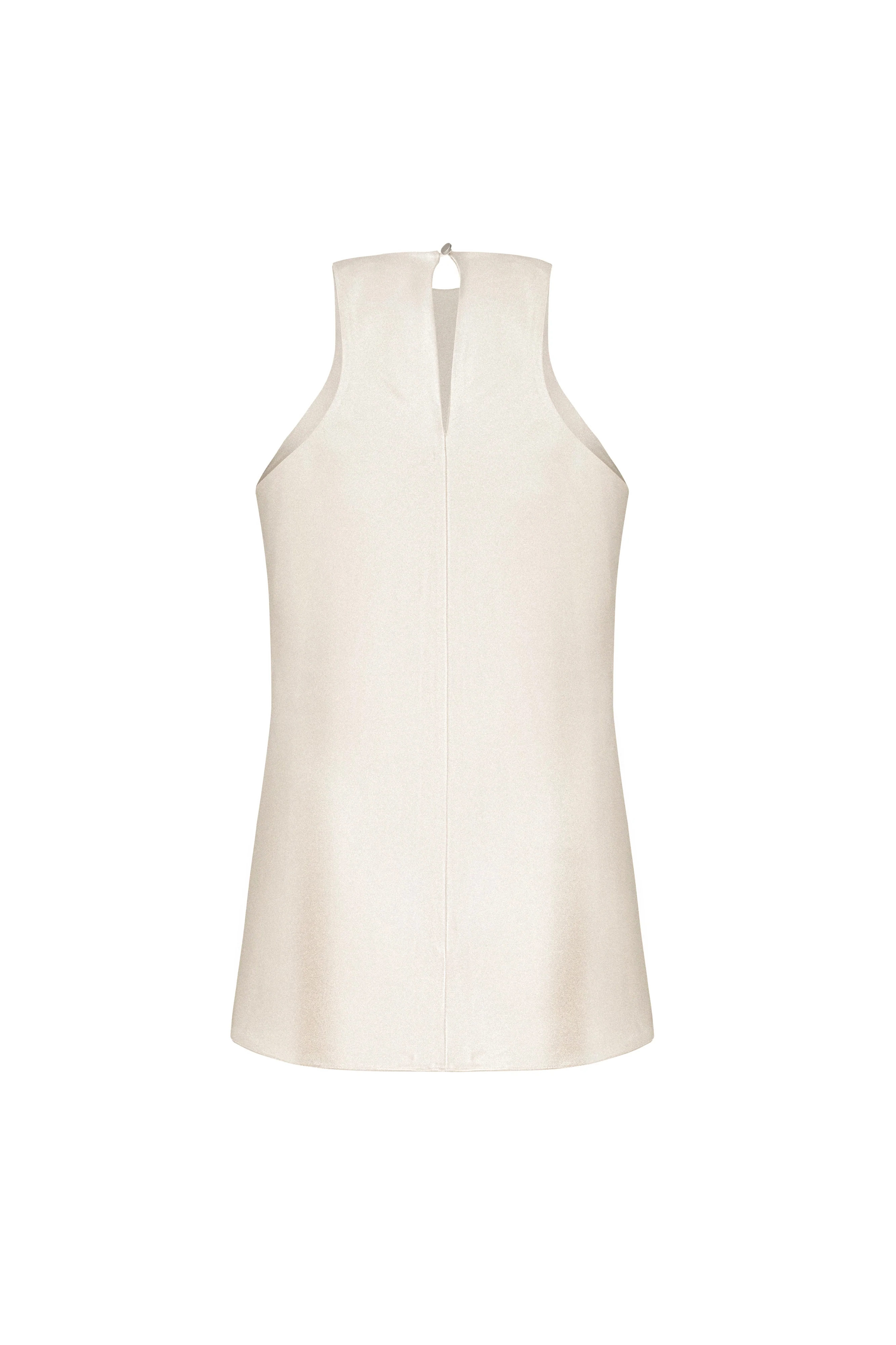 Guesde Straight Tank Sateen Top