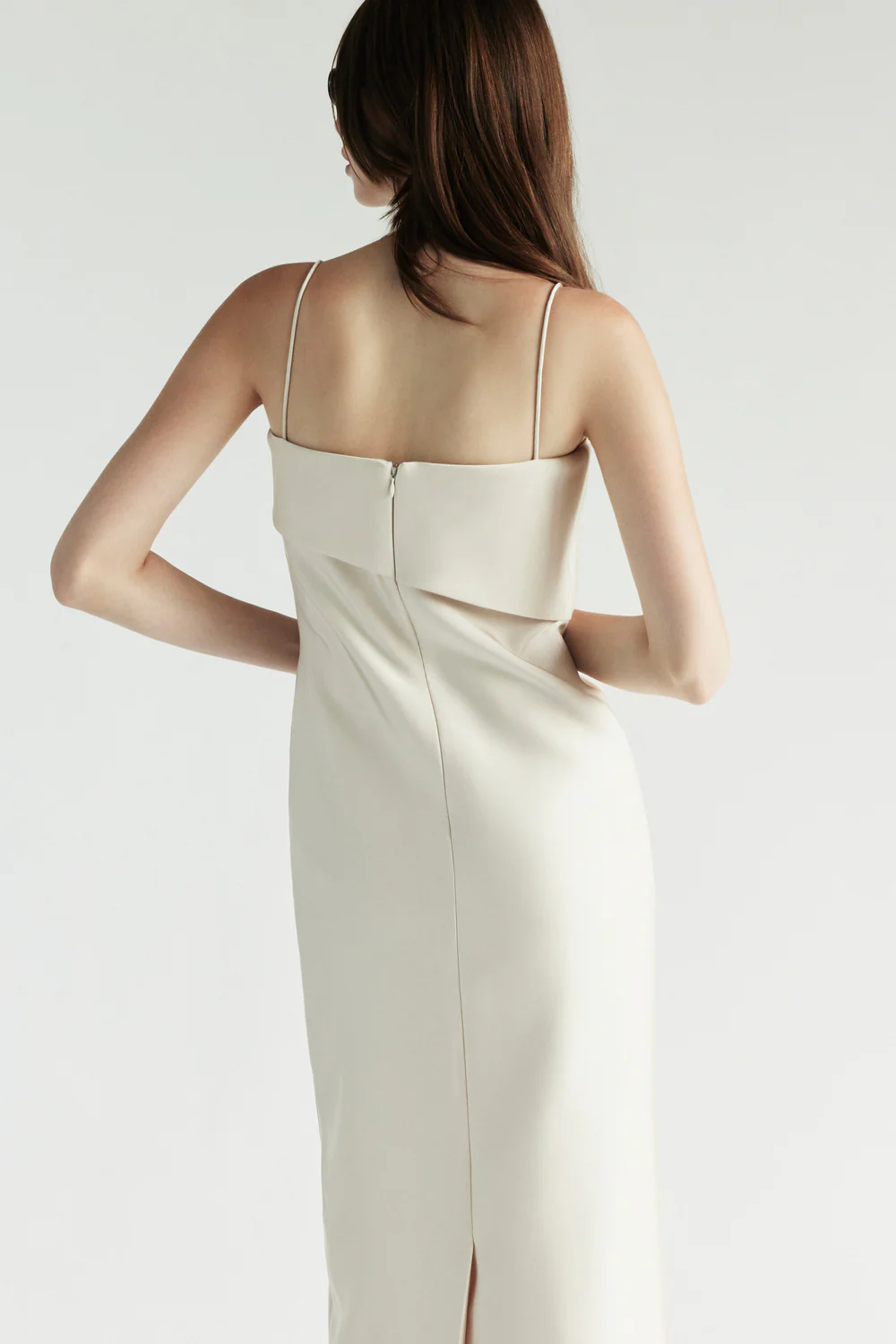 Avery A-line Draped Maxi Dress