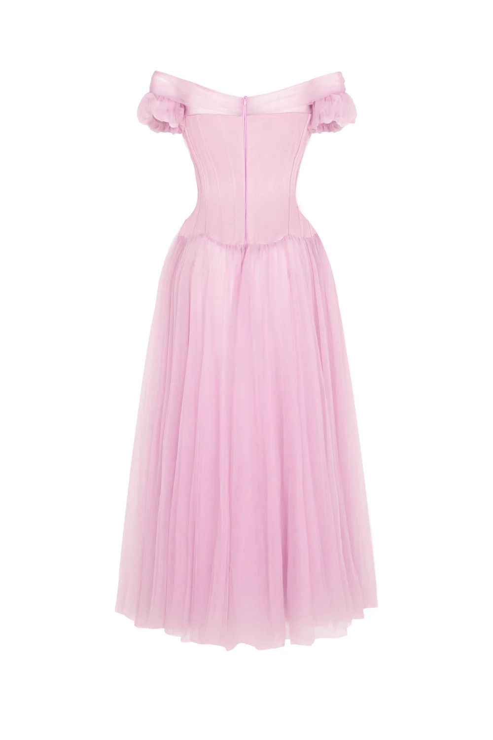 Brumelle Sweetheart Bead Midi Dress