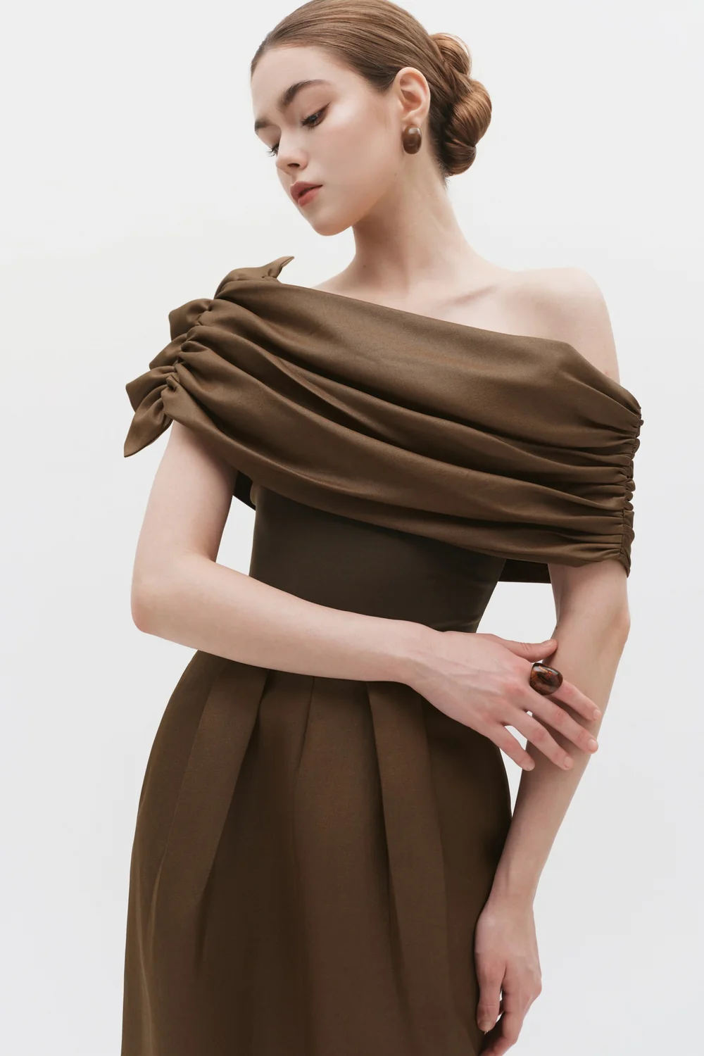 Azura Straight Pleated Skirt