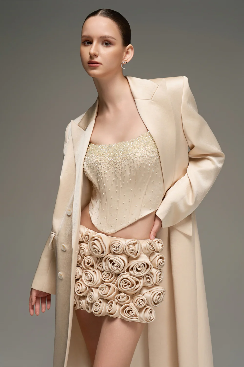 Alanna Bodycon Applique Skirt