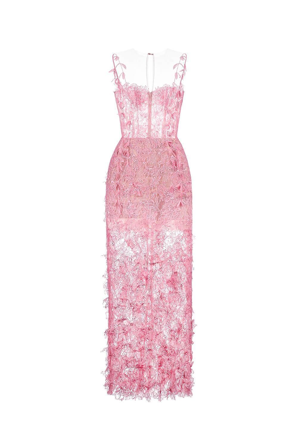 Bead Lace Pencil Dress