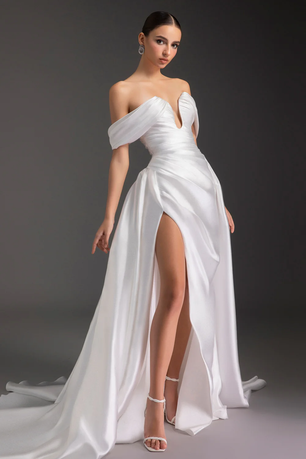 Lauryn Sweetheart Draped Maxi Dress
