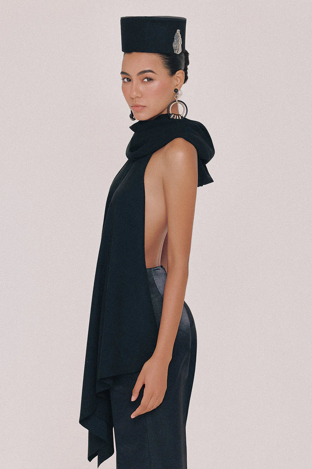 Sebas Straight Cotton Maxi Pants