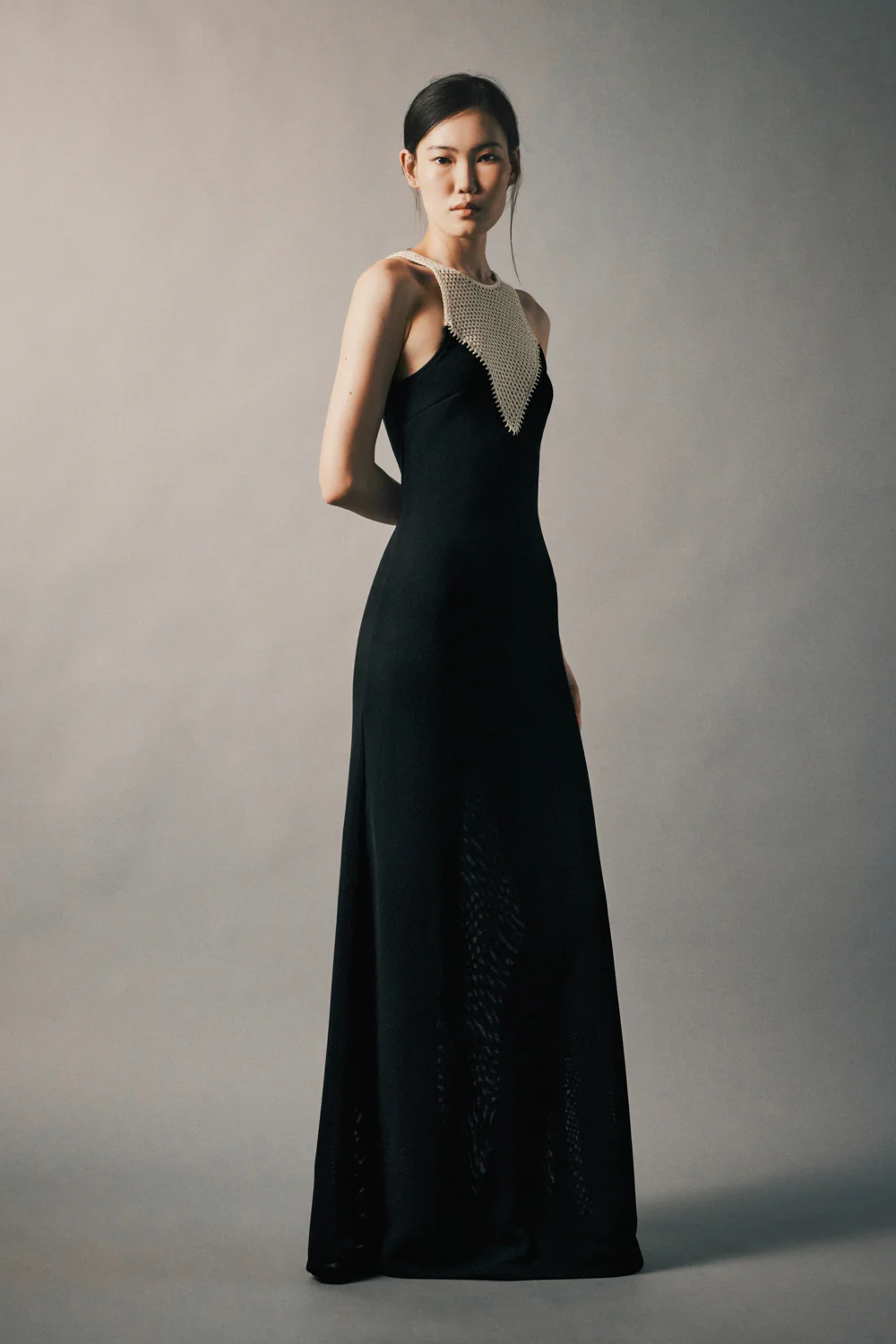 Isla Sway Round Neck Crochet Maxi Dress