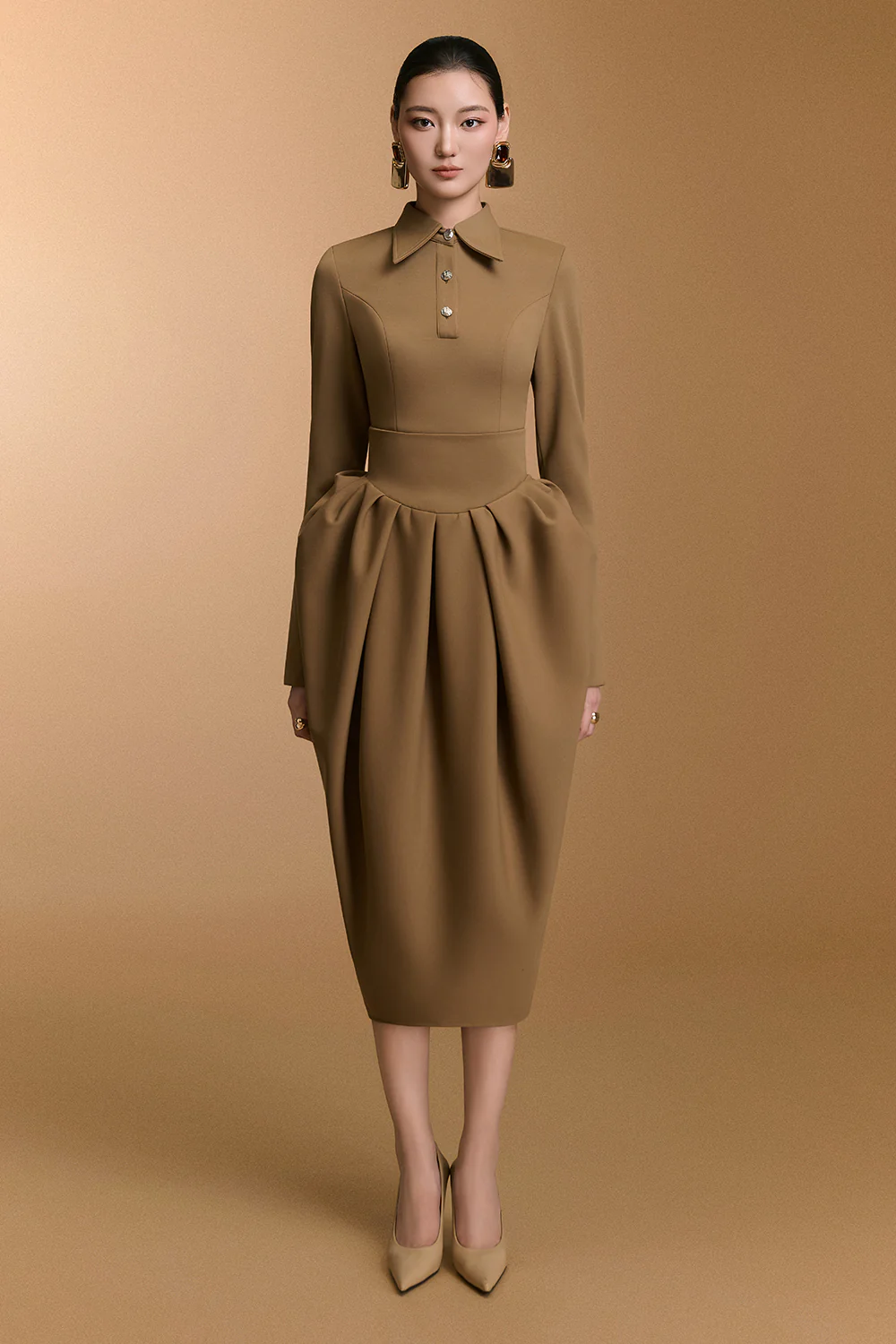 Twilight Pegged Pleated Skirt