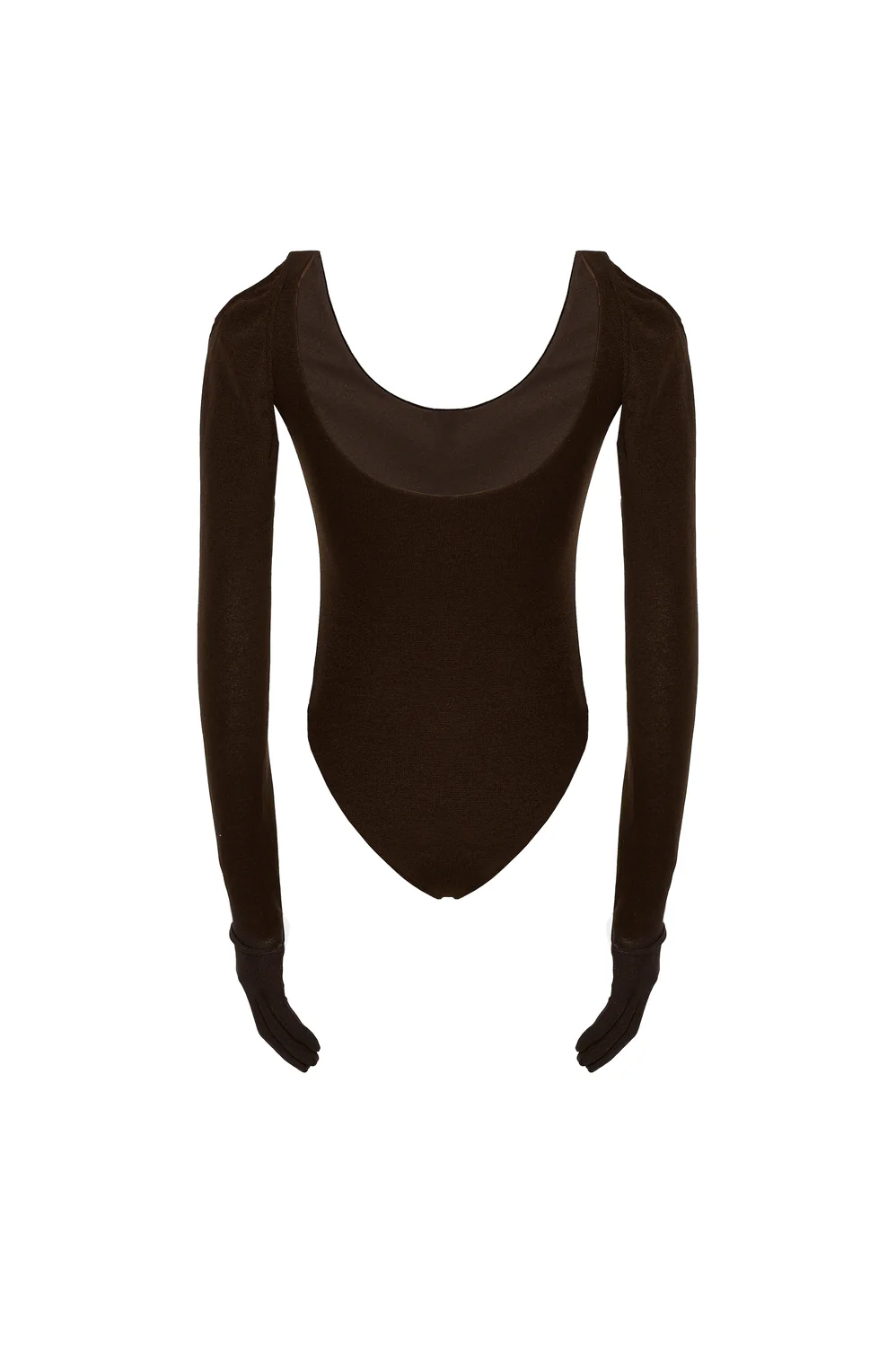 Thalindra Bodycon Scoop Neck Jersey Bodysuit