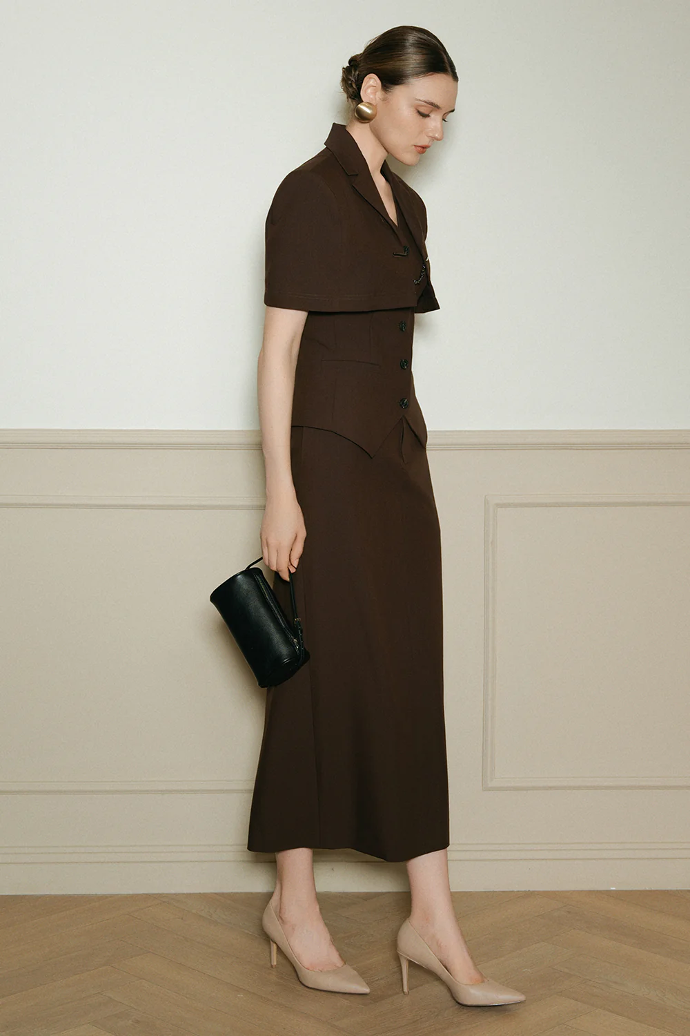 Adele V-Neck Cotton Vest