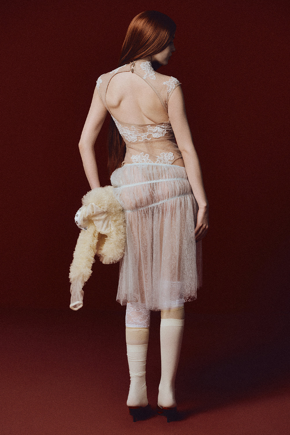 Sylphide A-line Gathering Skirt