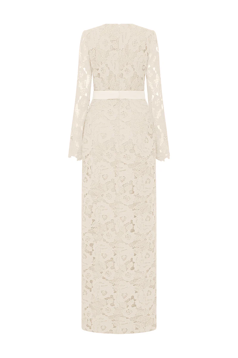 Kennedi Long Sleeve Lace Maxi Dress