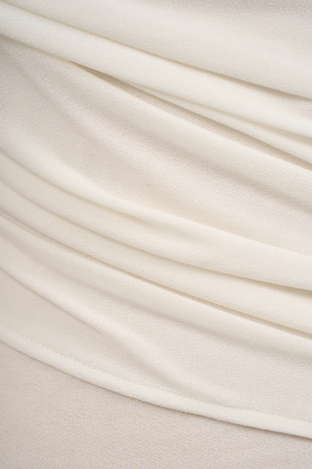 Enya Asymmetric Neck Gathering Top