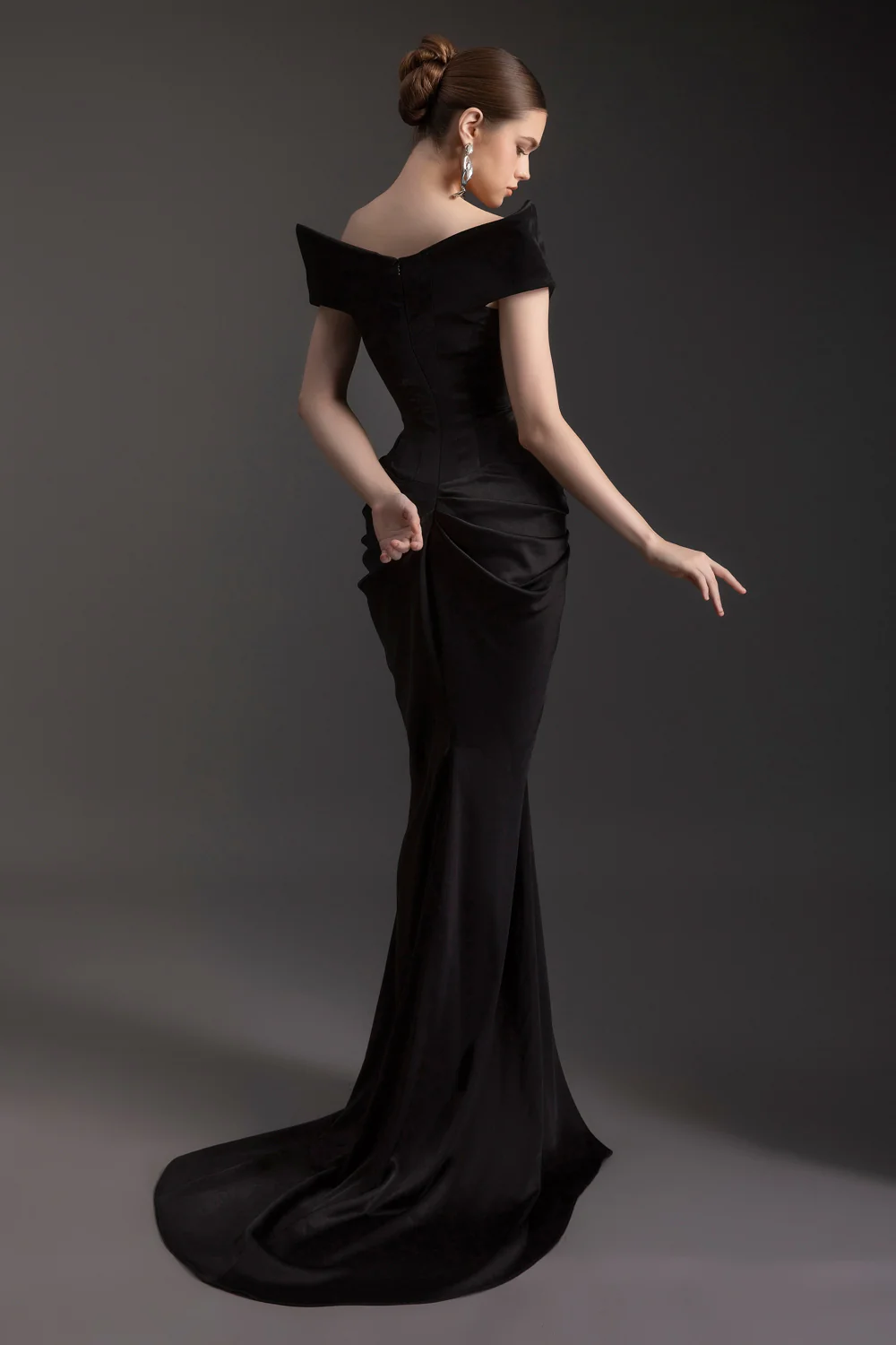 Hollywood Wrap Gathering Maxi Dress