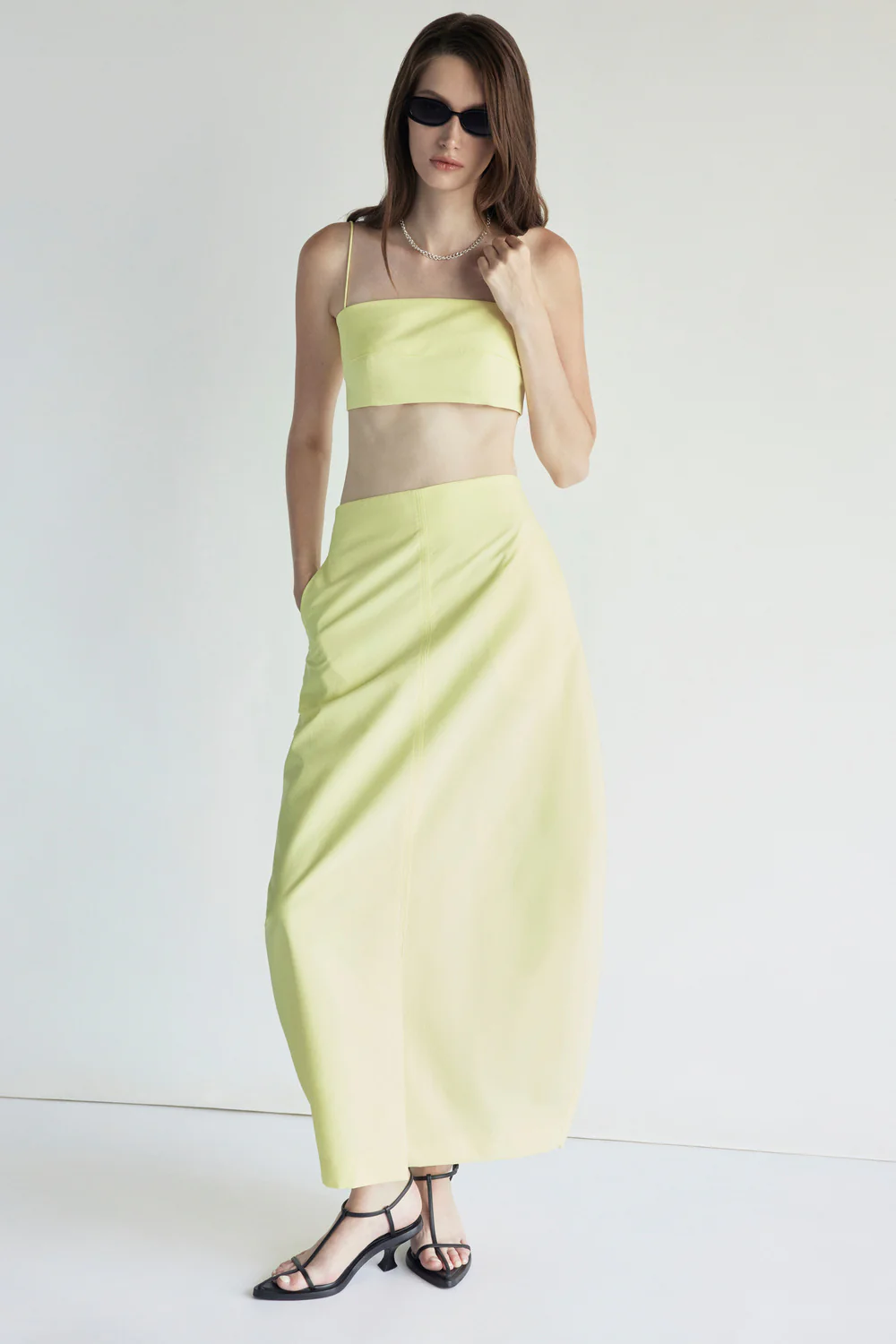 Zoe Cocoon Cotton Skirt