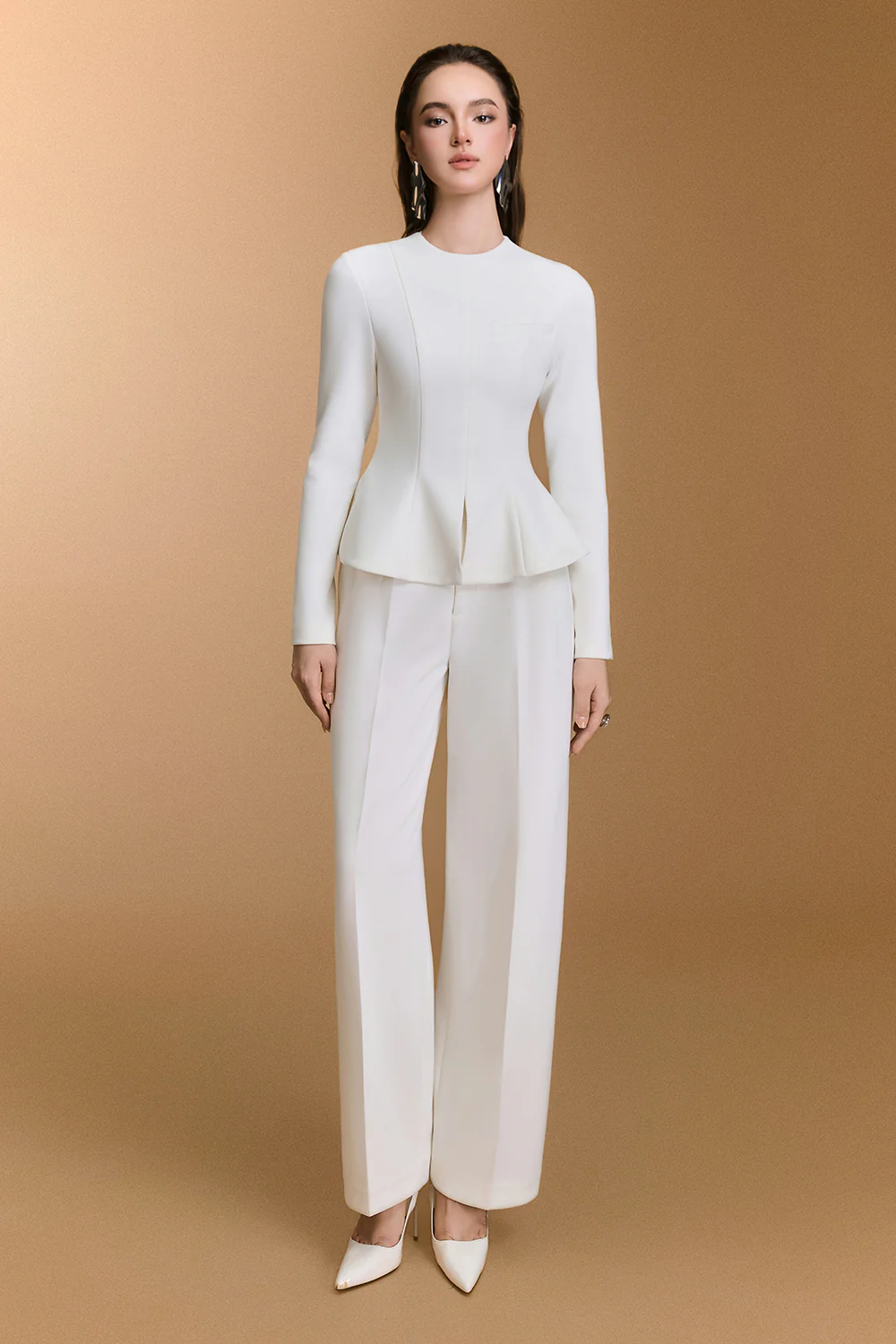 Thorn Straight Pleated Pants