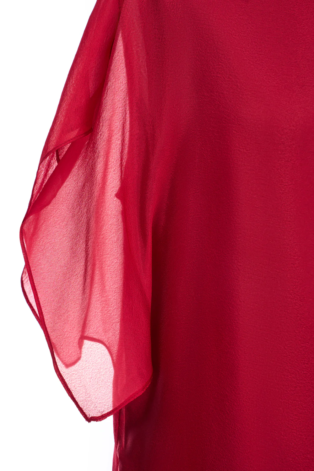 Scarlett Butterfly Sleeve Silk Midi Dress