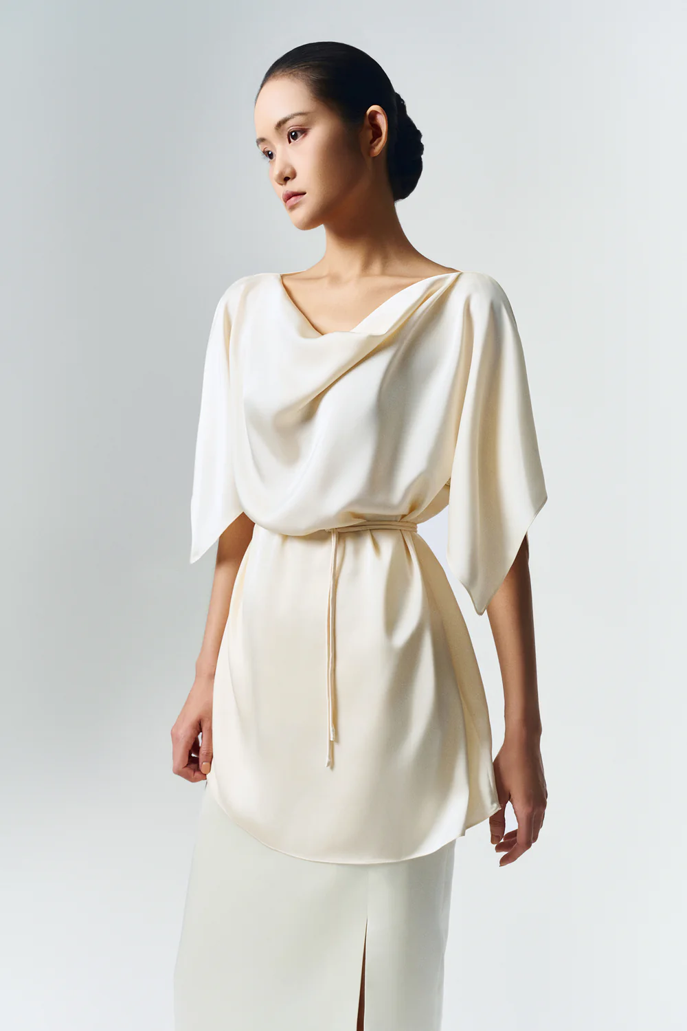 Carina Cowl Draped Top