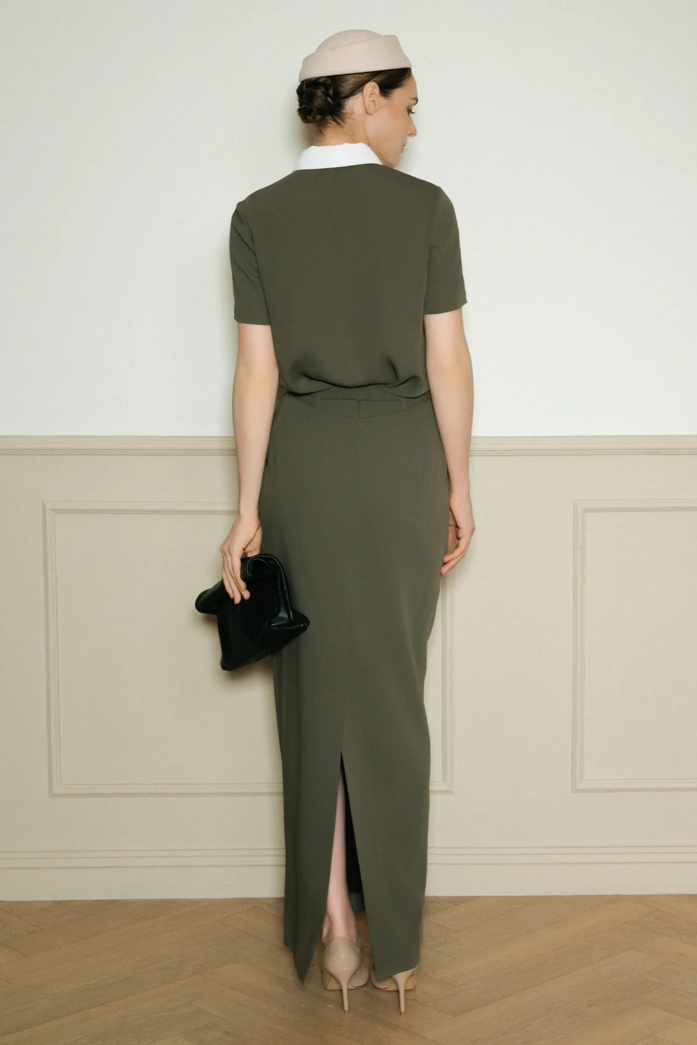 Nova Collared Crepe Shirt