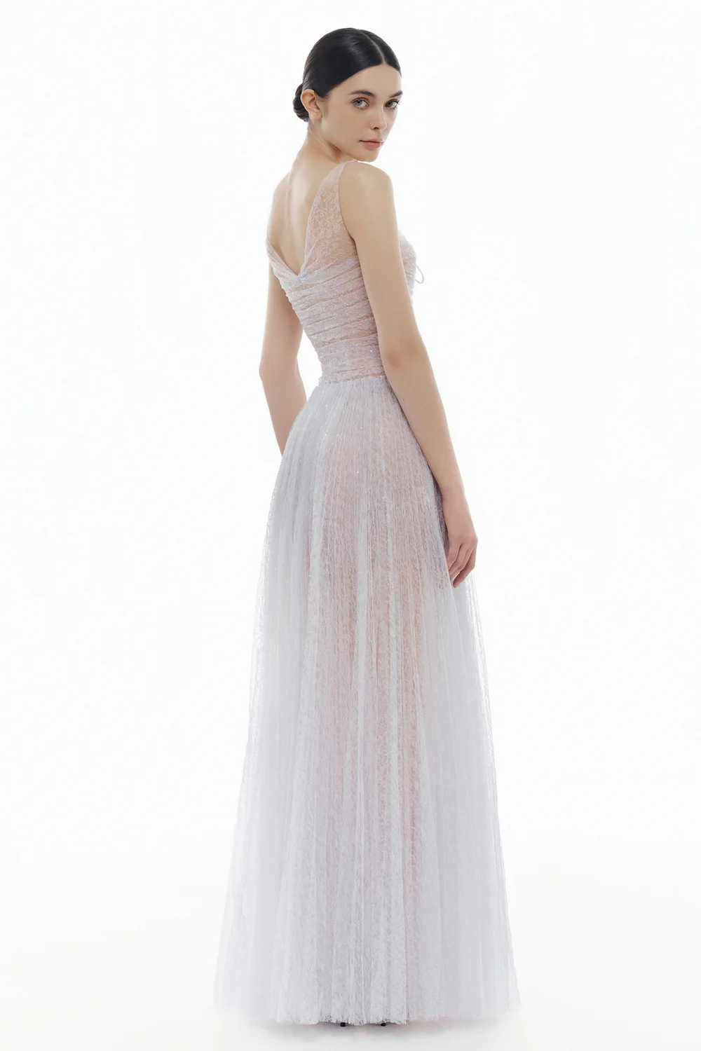 Selene V-Neck Sequin Maxi Dress