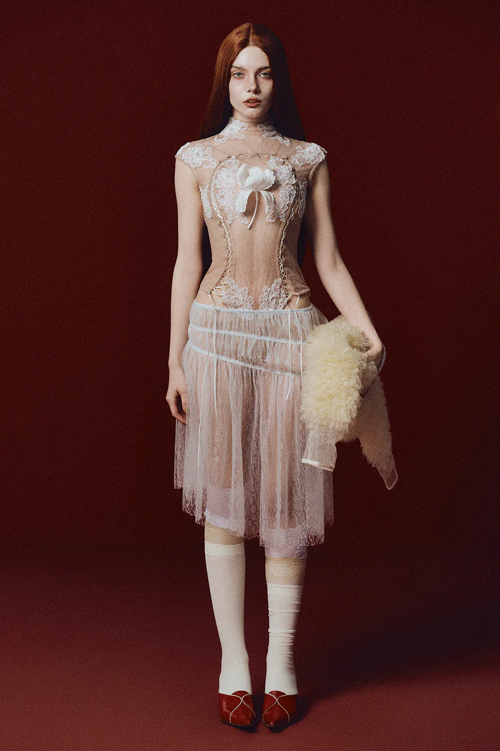 Sylphide A-line Gathering Skirt