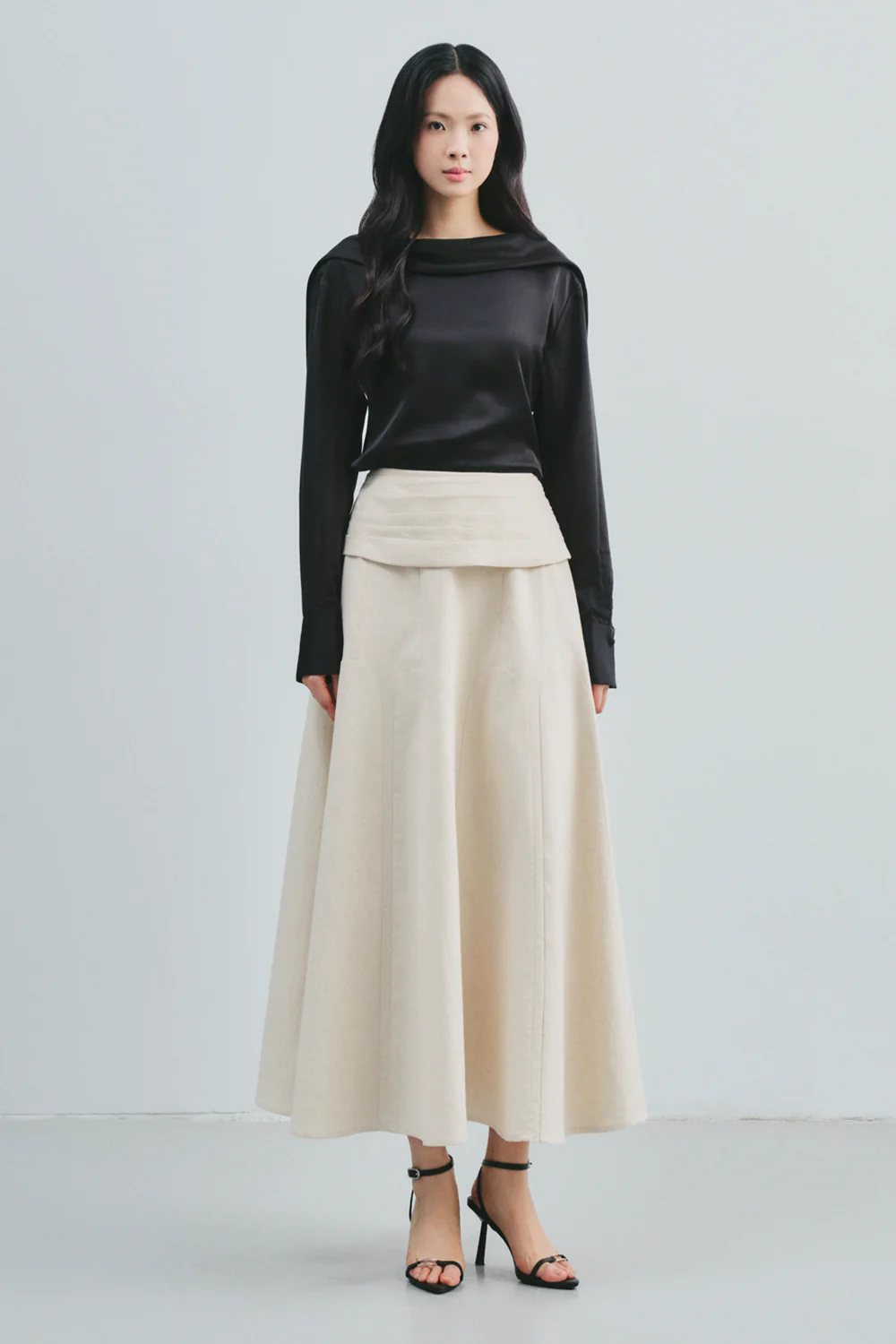 Jenisis A-line Pleated Skirt