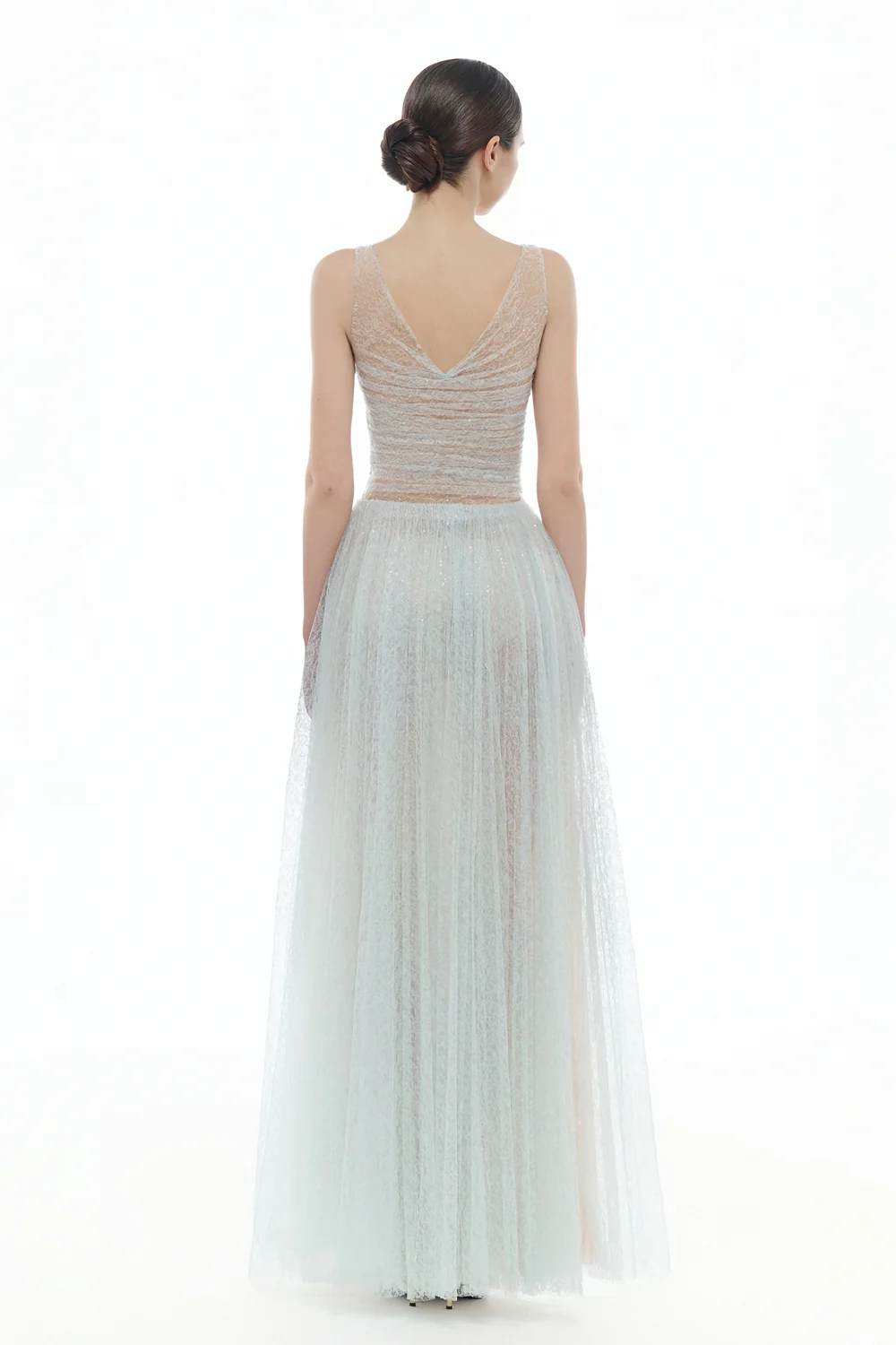 Selene V-Neck Sequin Maxi Dress