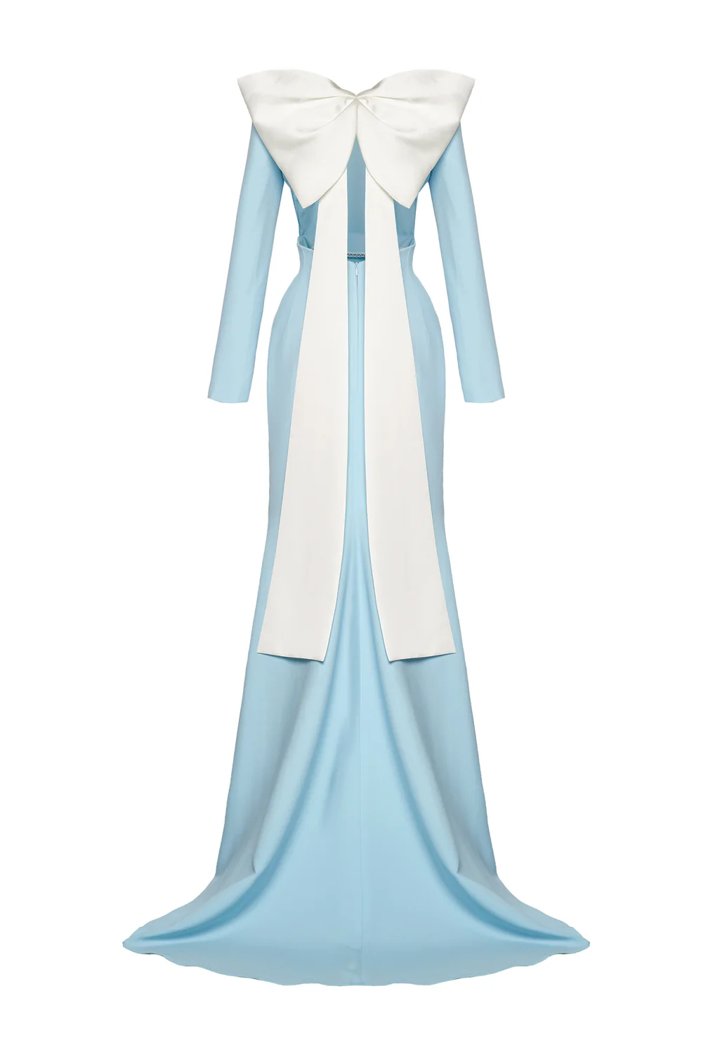 Calliope Mermaid Square Shoulder Polyester Floor Length Dress