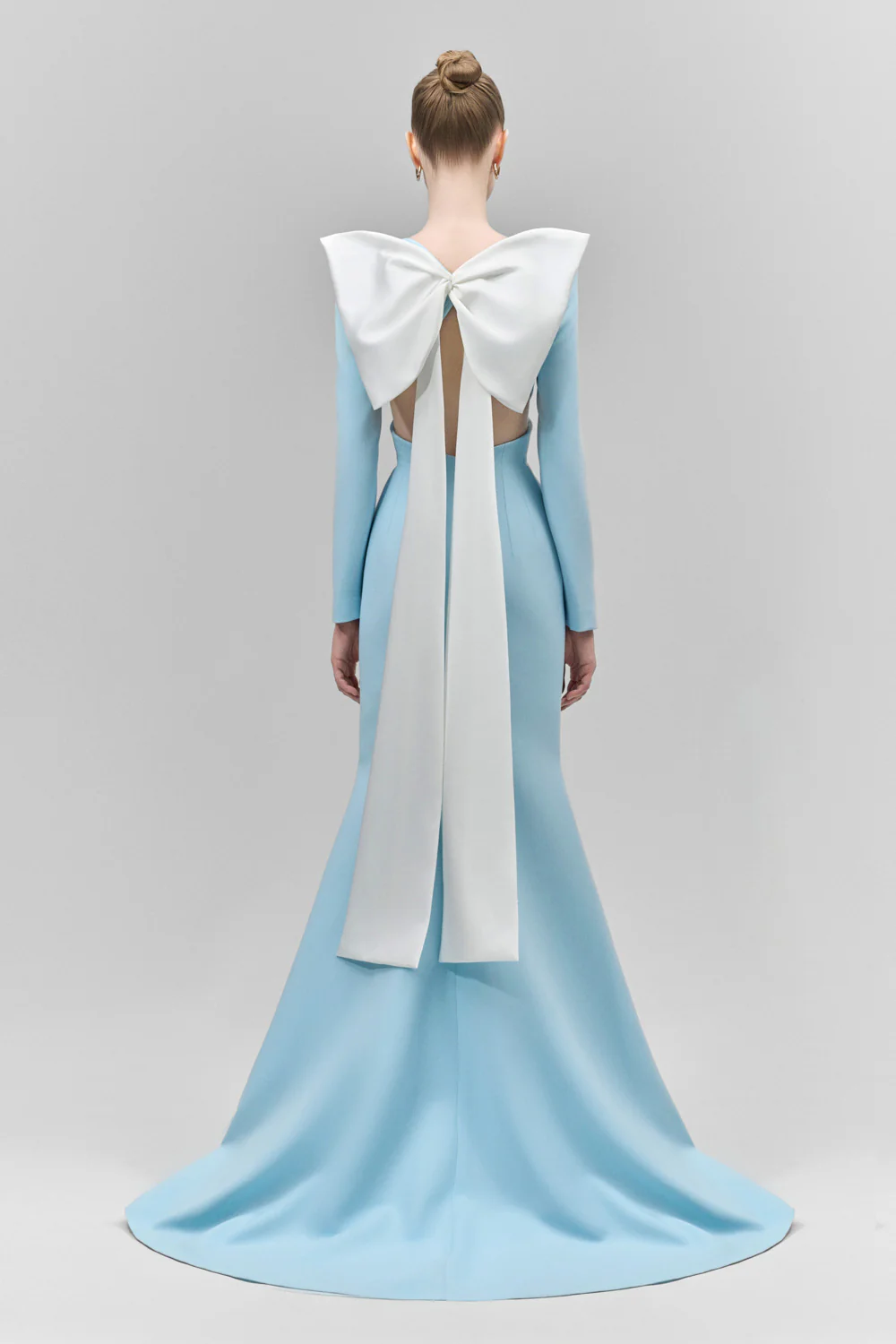 Calliope Mermaid Square Shoulder Polyester Floor Length Dress