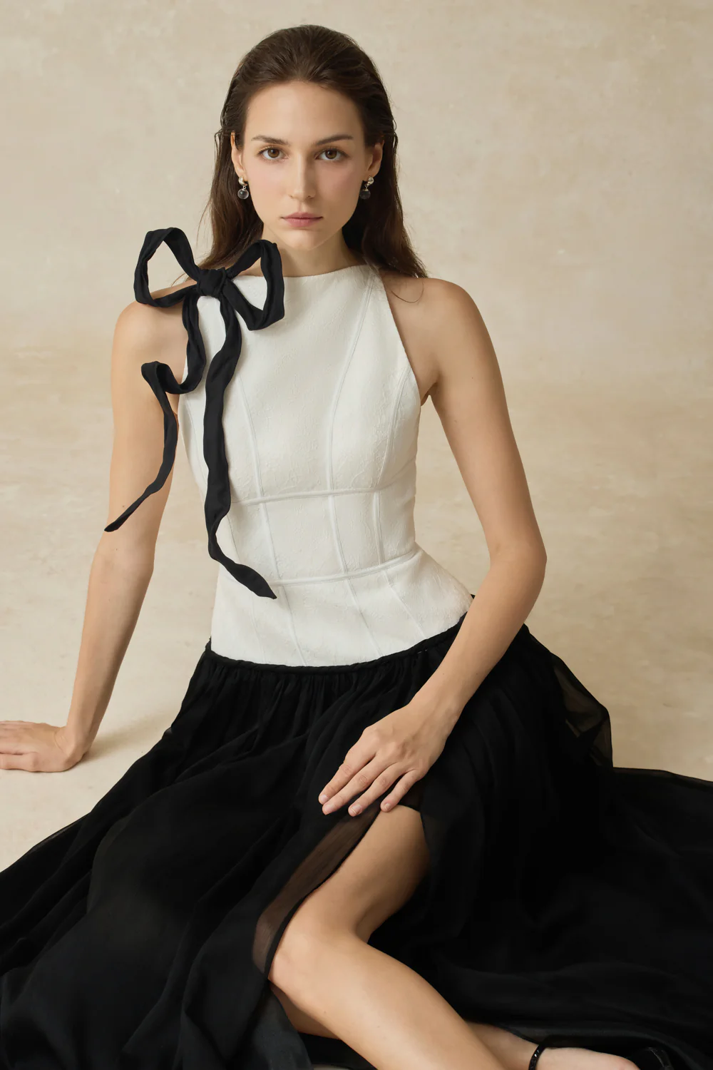 Lunaria A-line Gathering Midi Dress