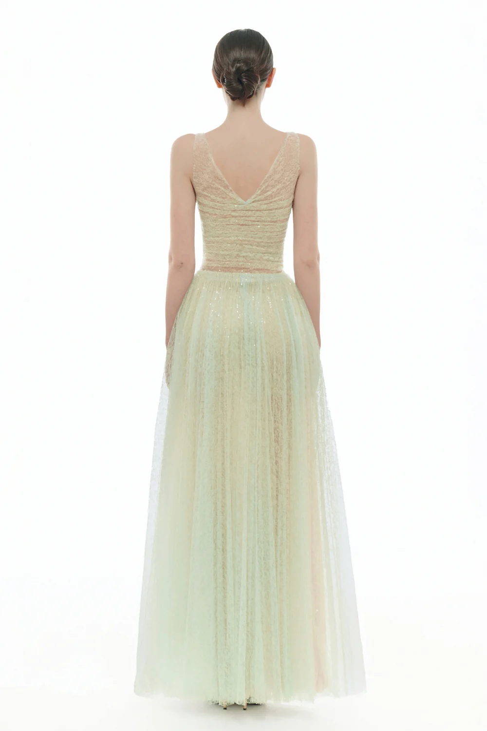 Selene V-Neck Sequin Maxi Dress