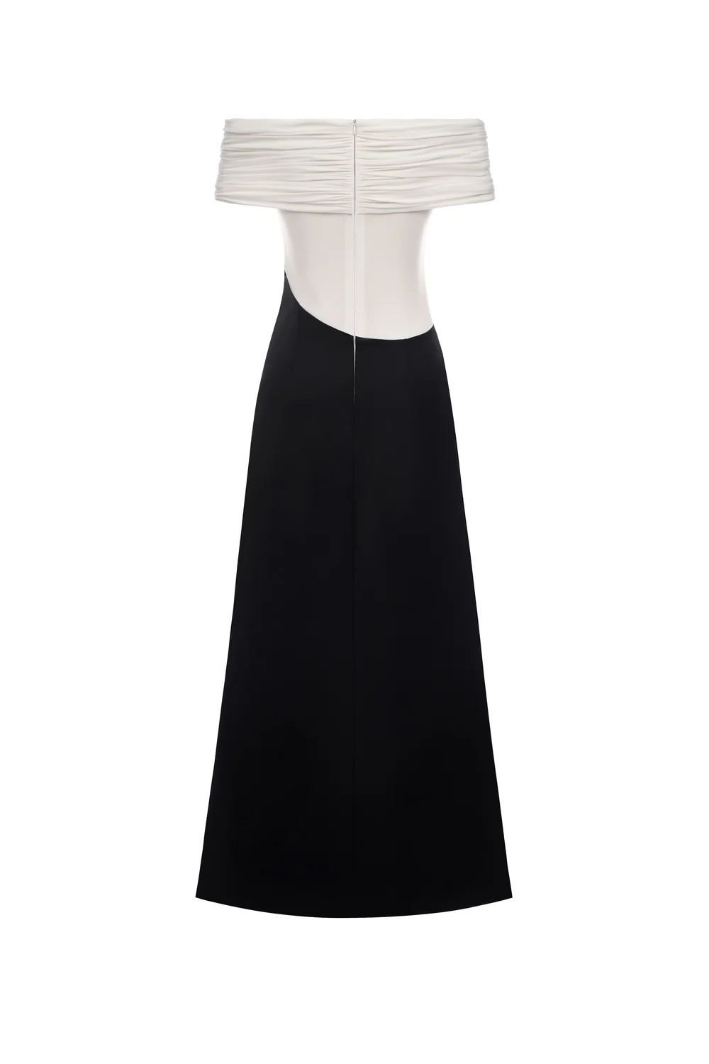 Silvera Off-Shoulder Gathering Maxi Dress