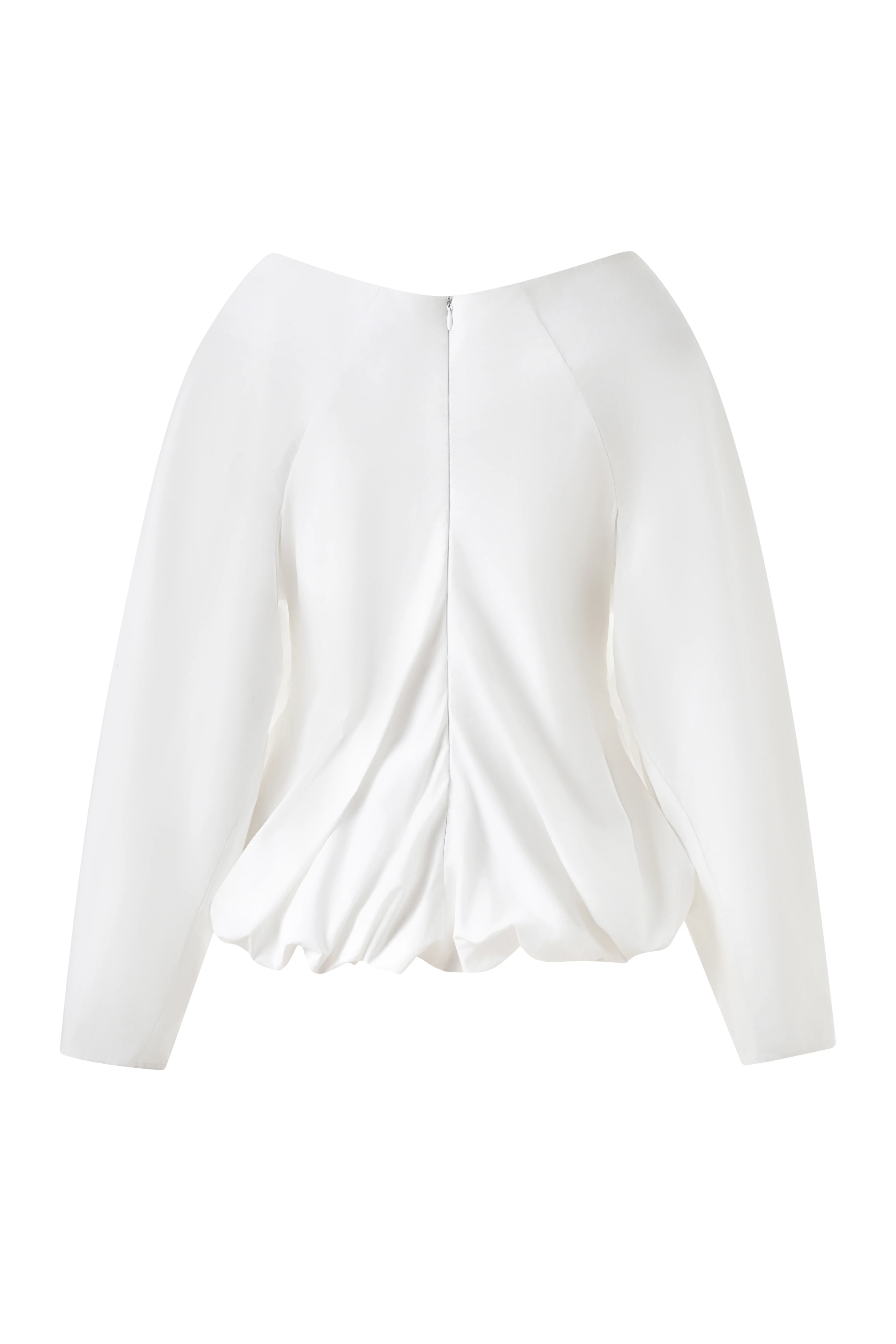 Kaisley Blouson Gathered Cotton Blouse