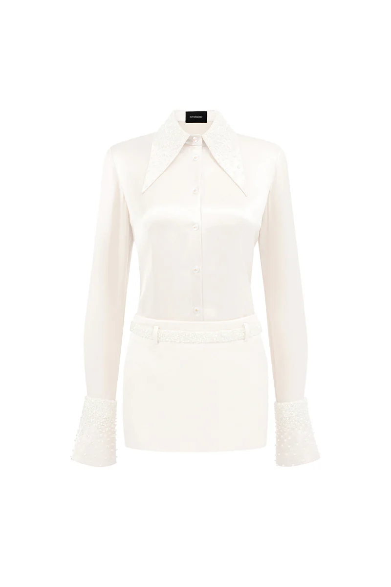 Raina Bodycon Rhinestone Skirt