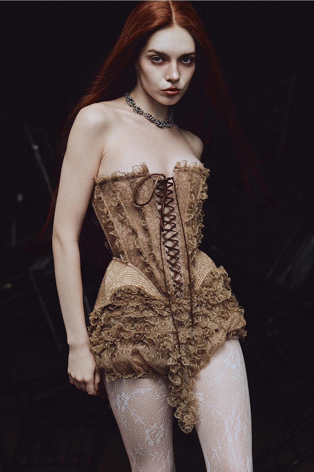 Nightingale Peplum Ruffle Set