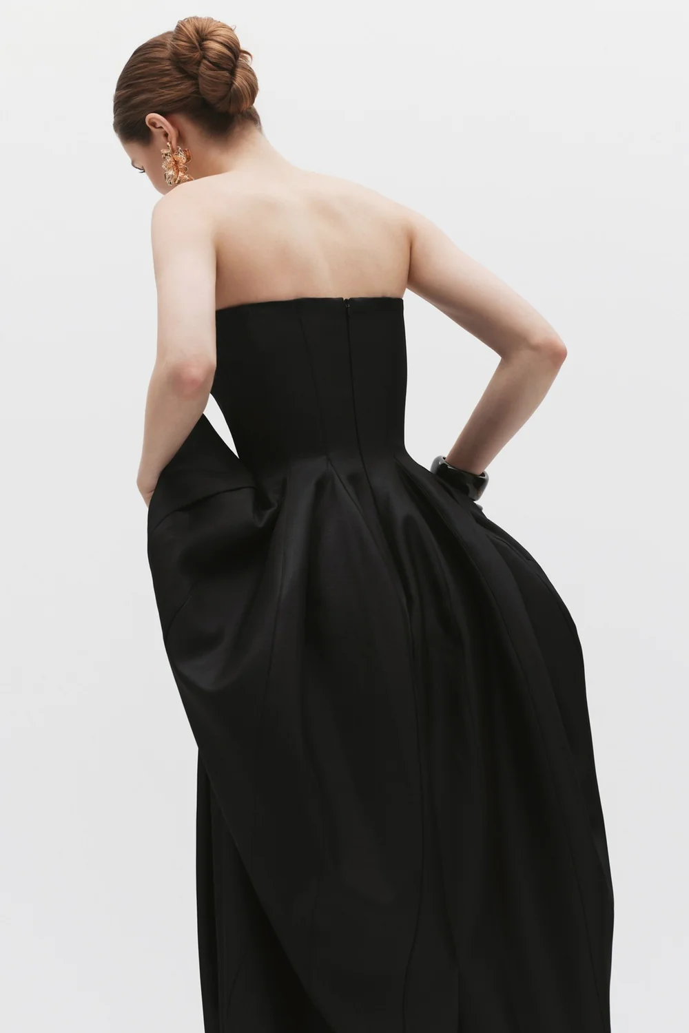 Astrid Cocoon Pleated Maxi Dress