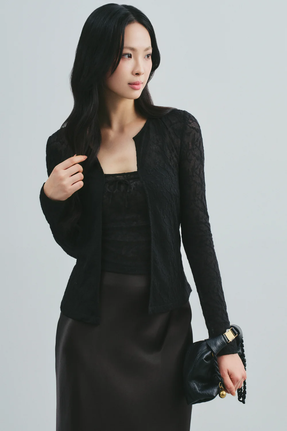 Ophira A-line Silk Skirt