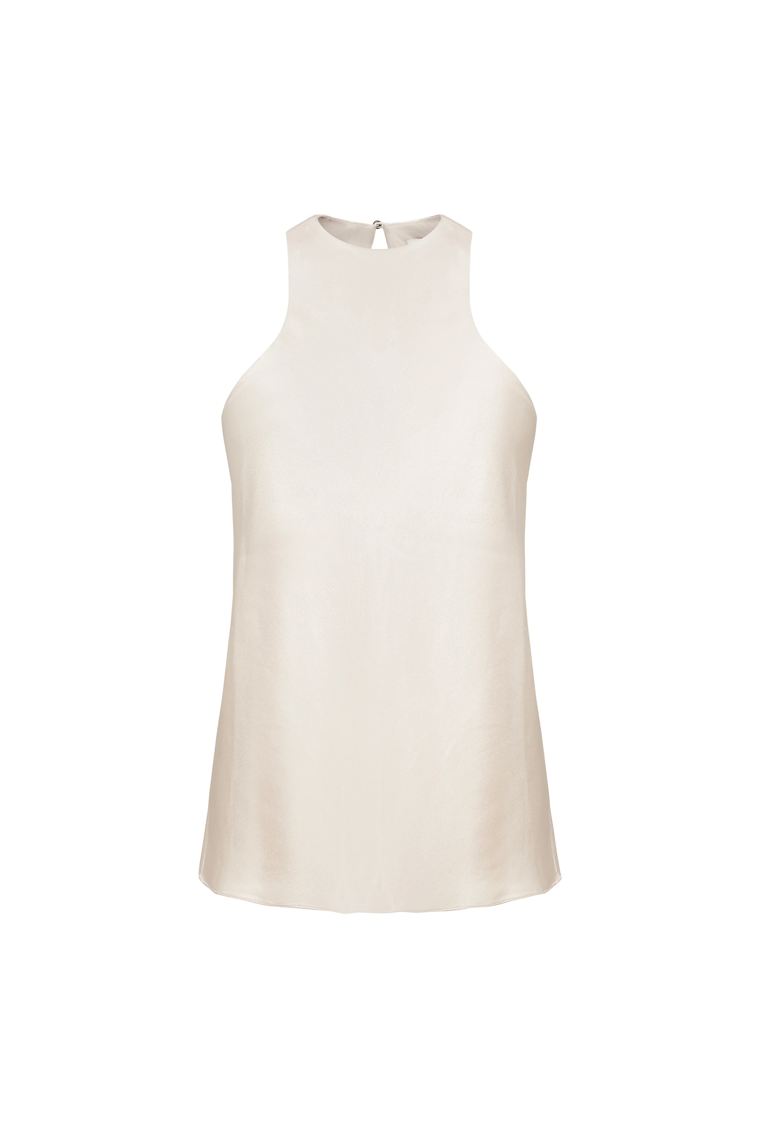 Guesde Straight Tank Sateen Top