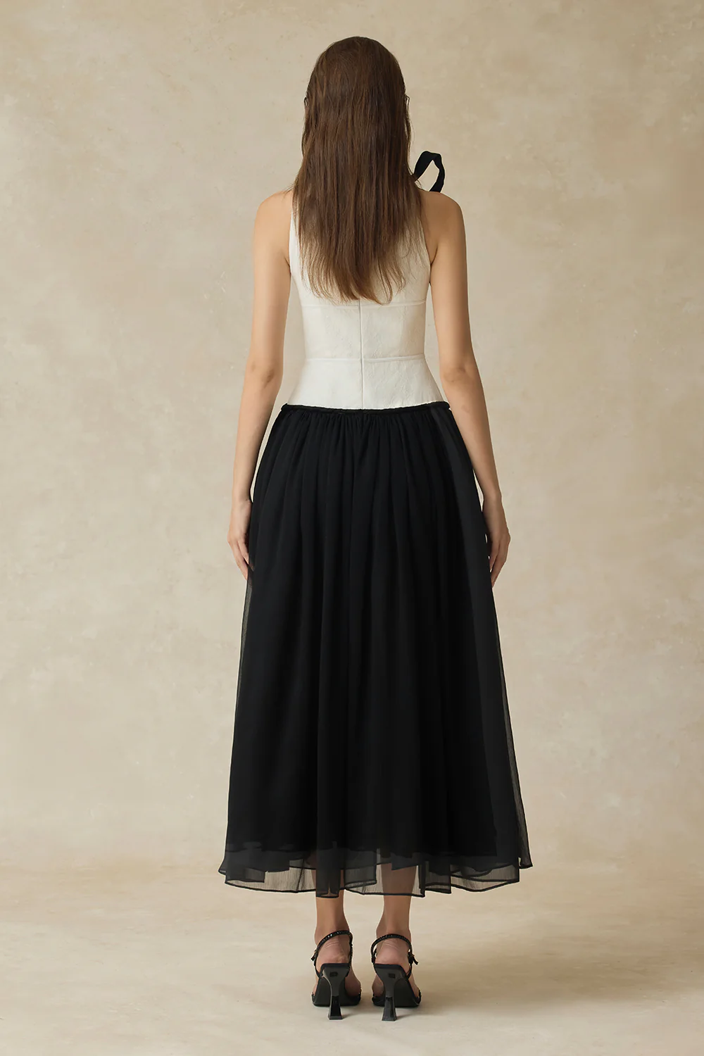 Lunaria A-line Gathering Midi Dress