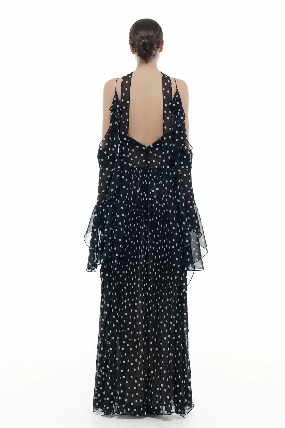 Beatrice Sweetheart Ruffle Maxi Dress